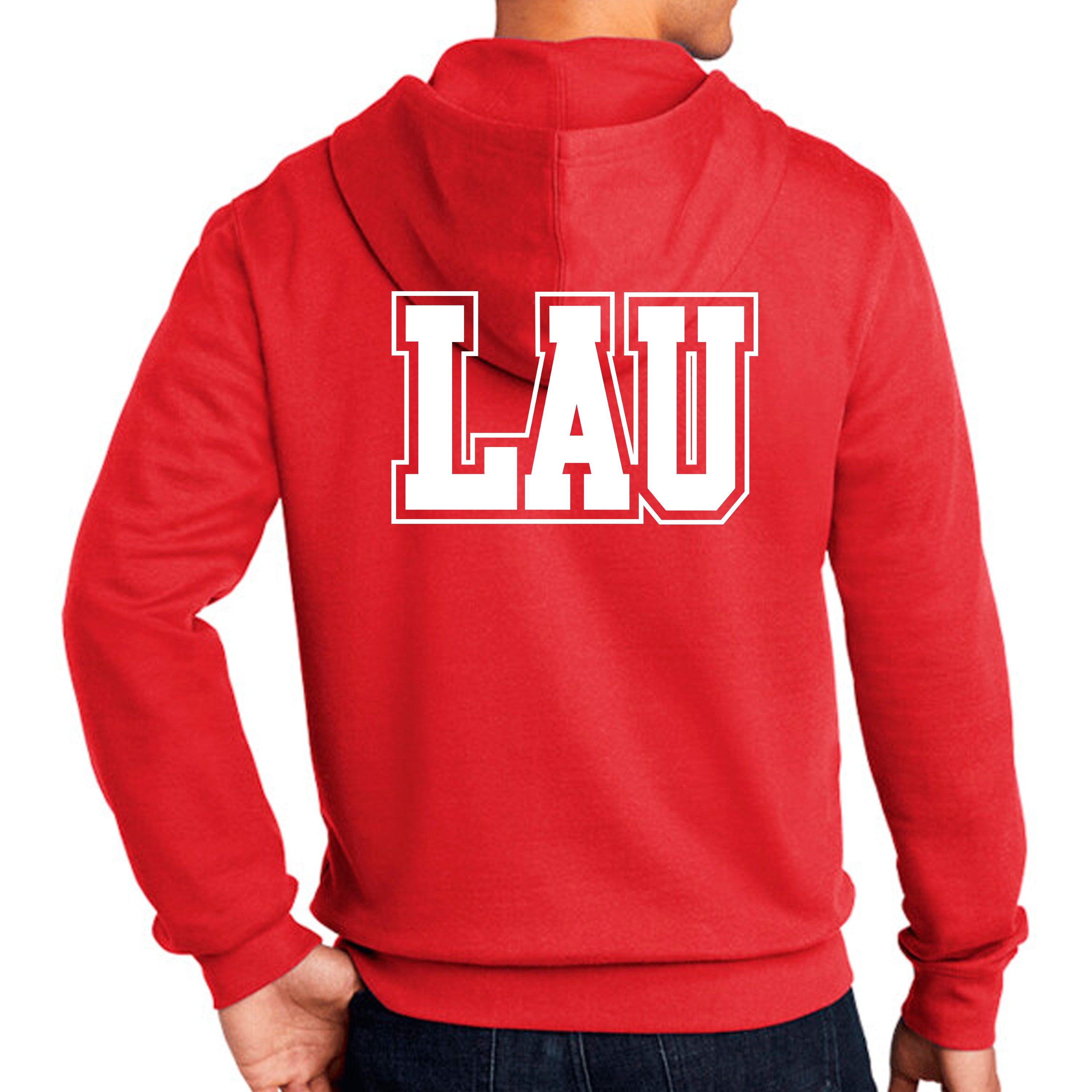 Hoodie LAU WHITE