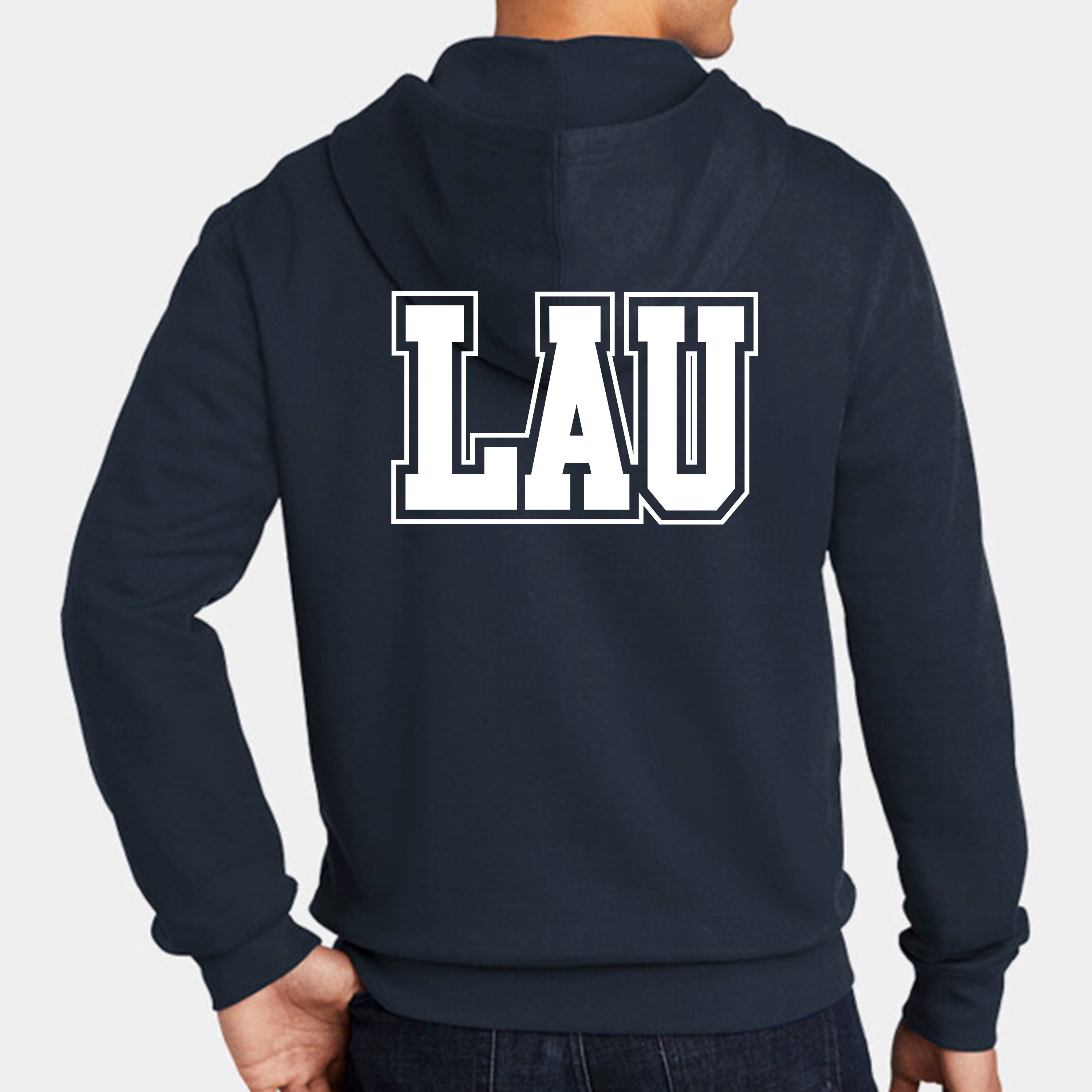 Hoodie LAU WHITE