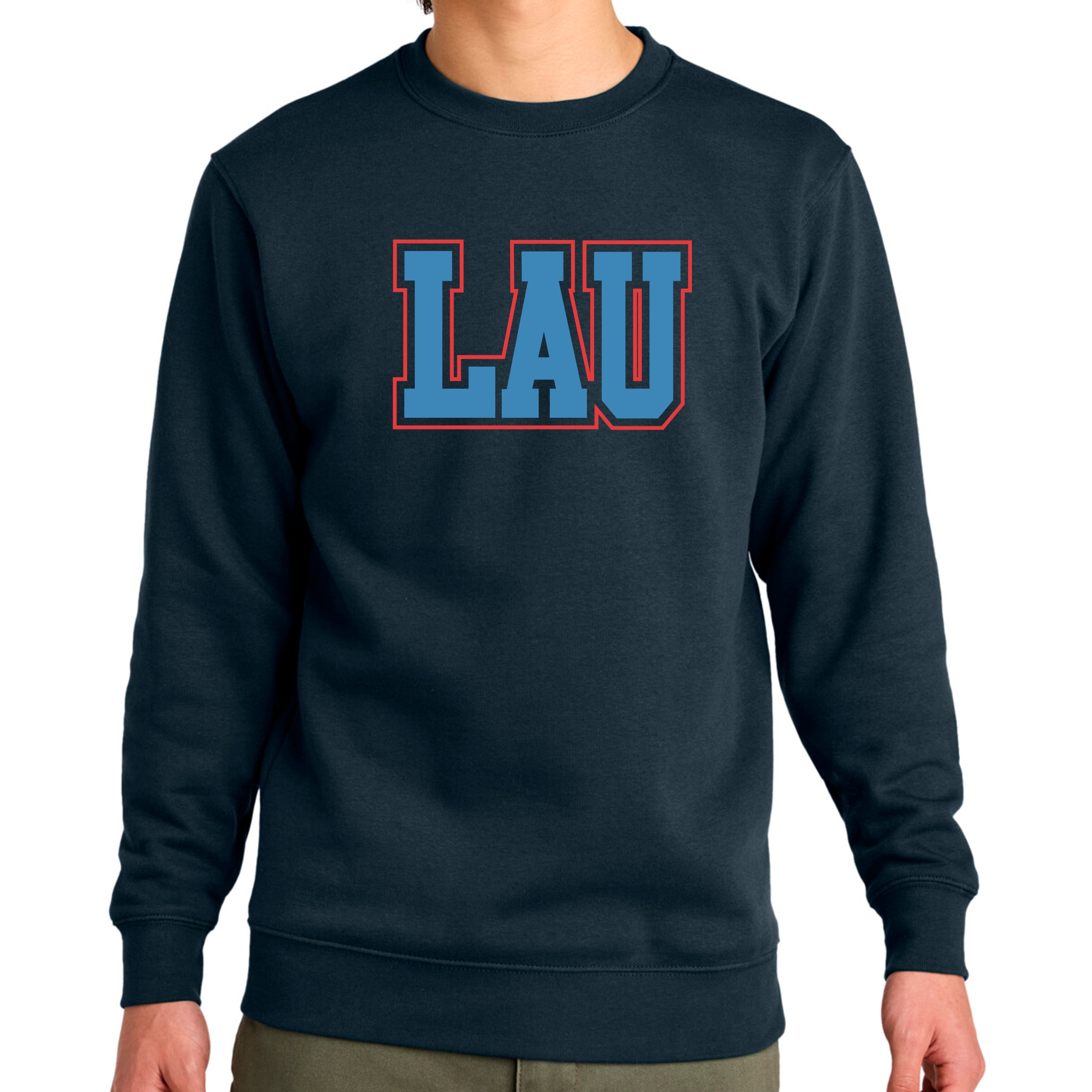 Sweatshirt LAU Blue w/Red
