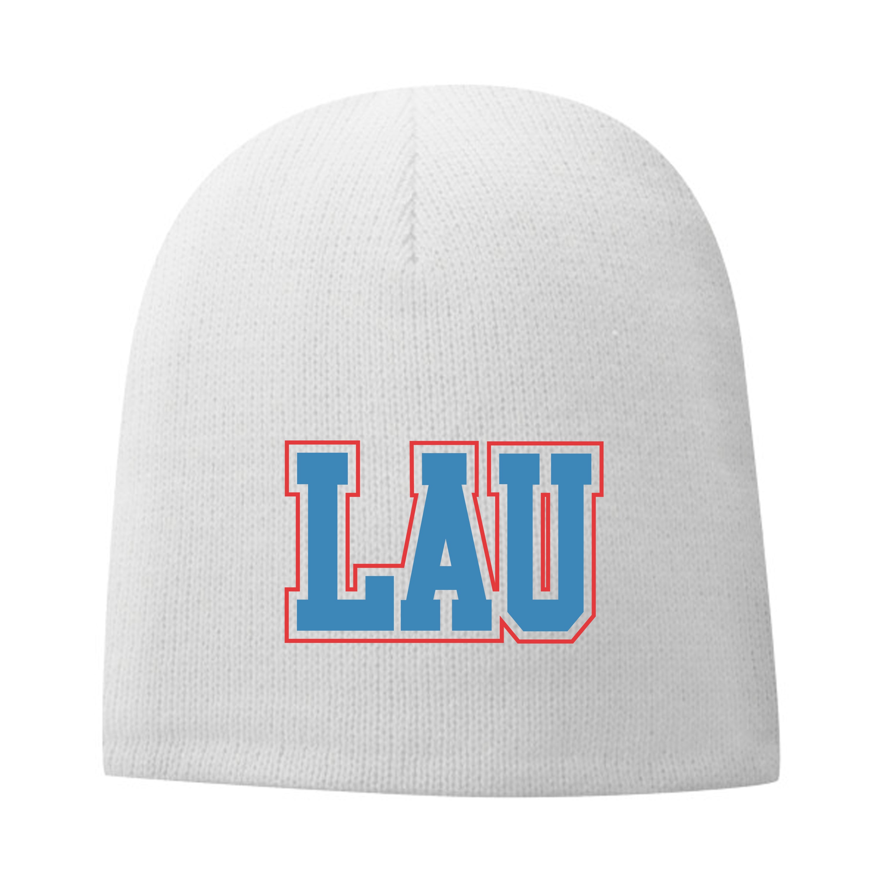 Beanie LAU Blue w/Red