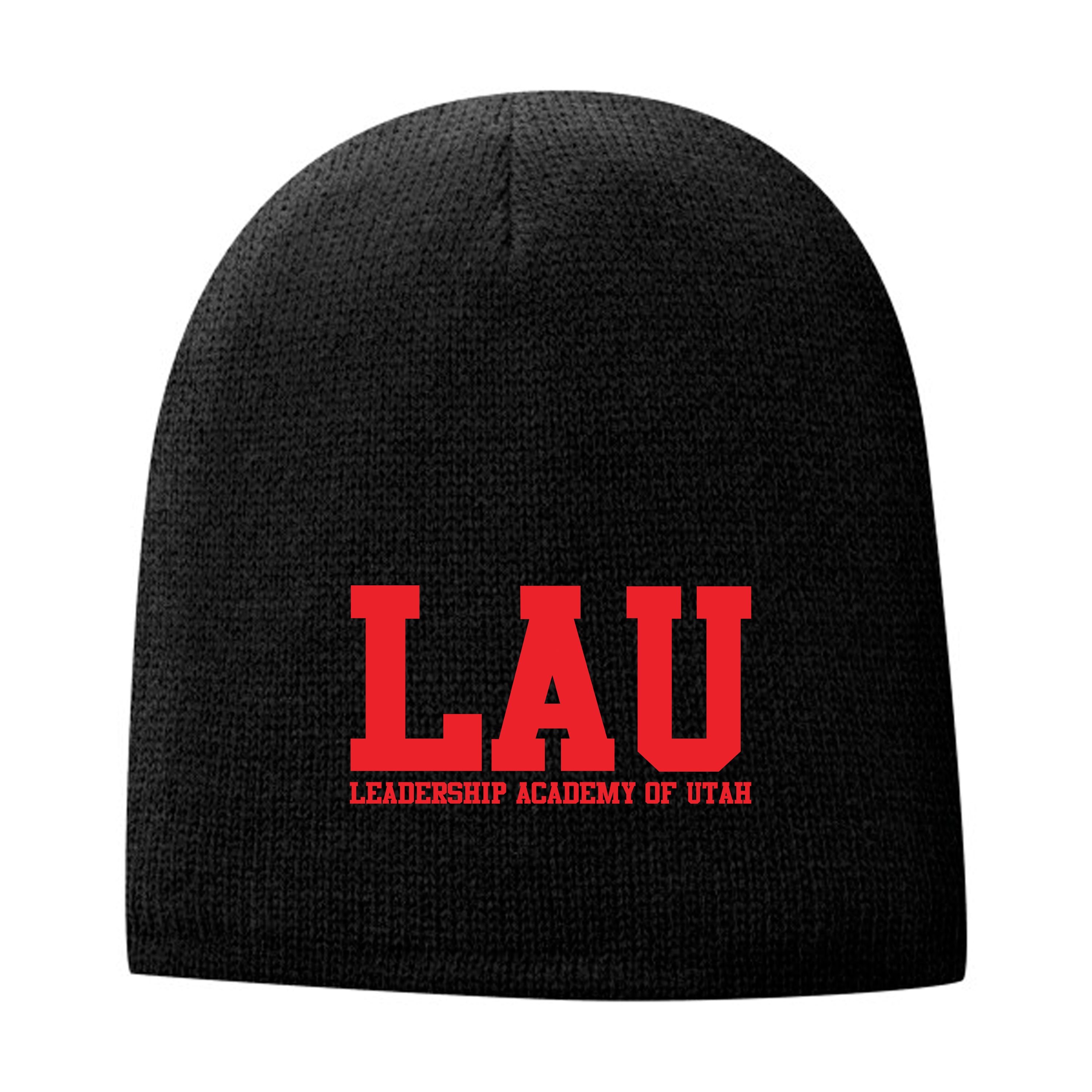 Beanie LAU Text Red