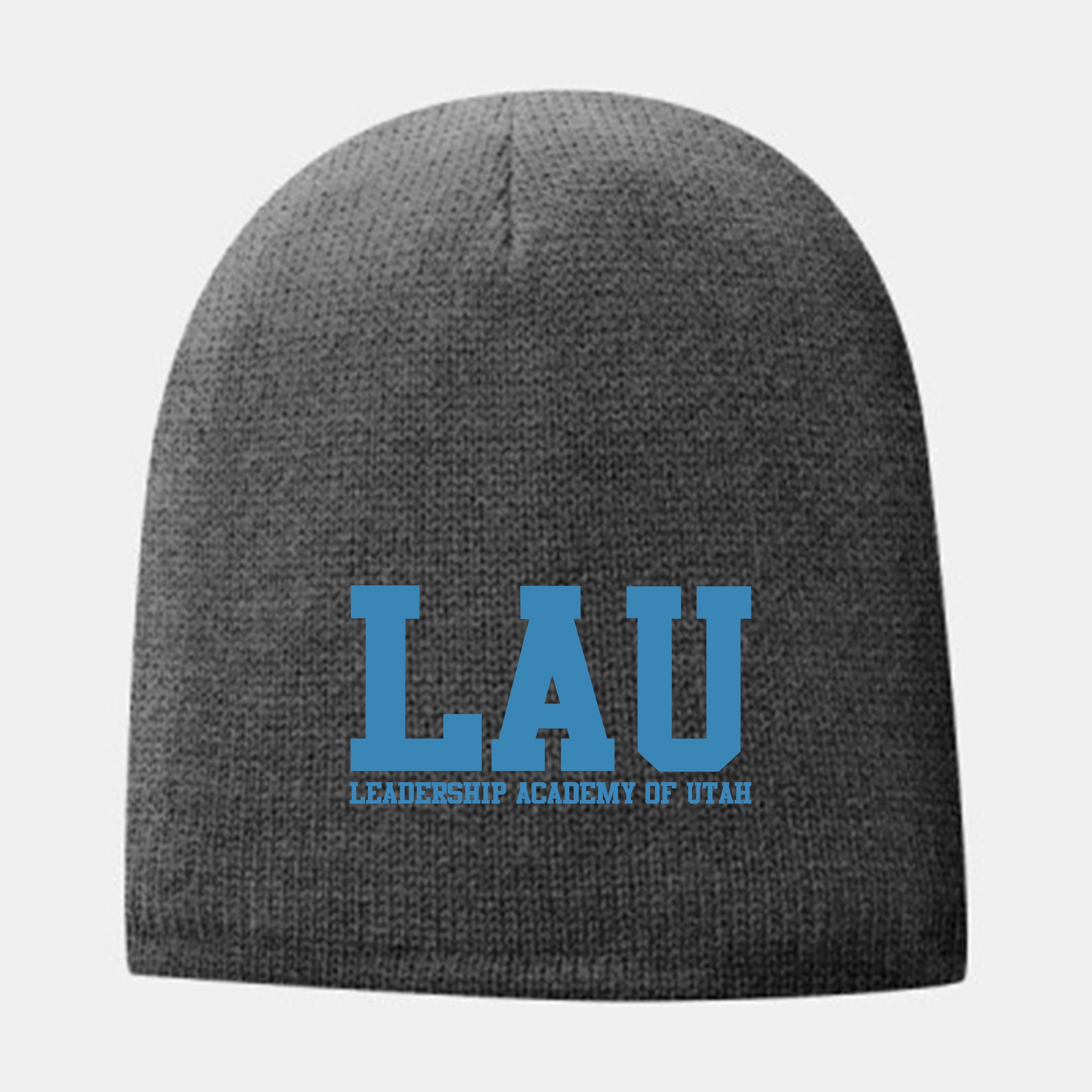 Beanie LAU Text Blue