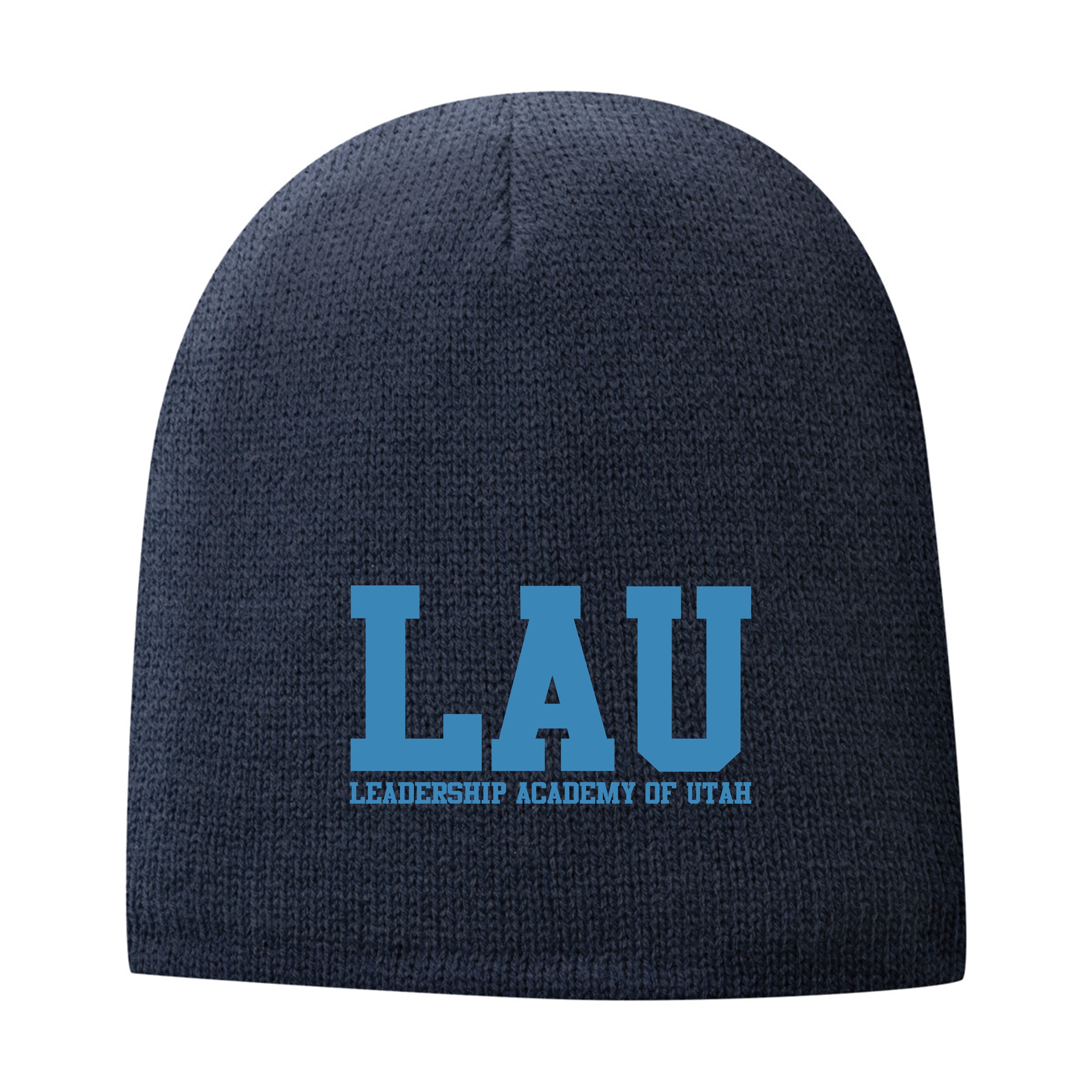 Beanie LAU Text Blue