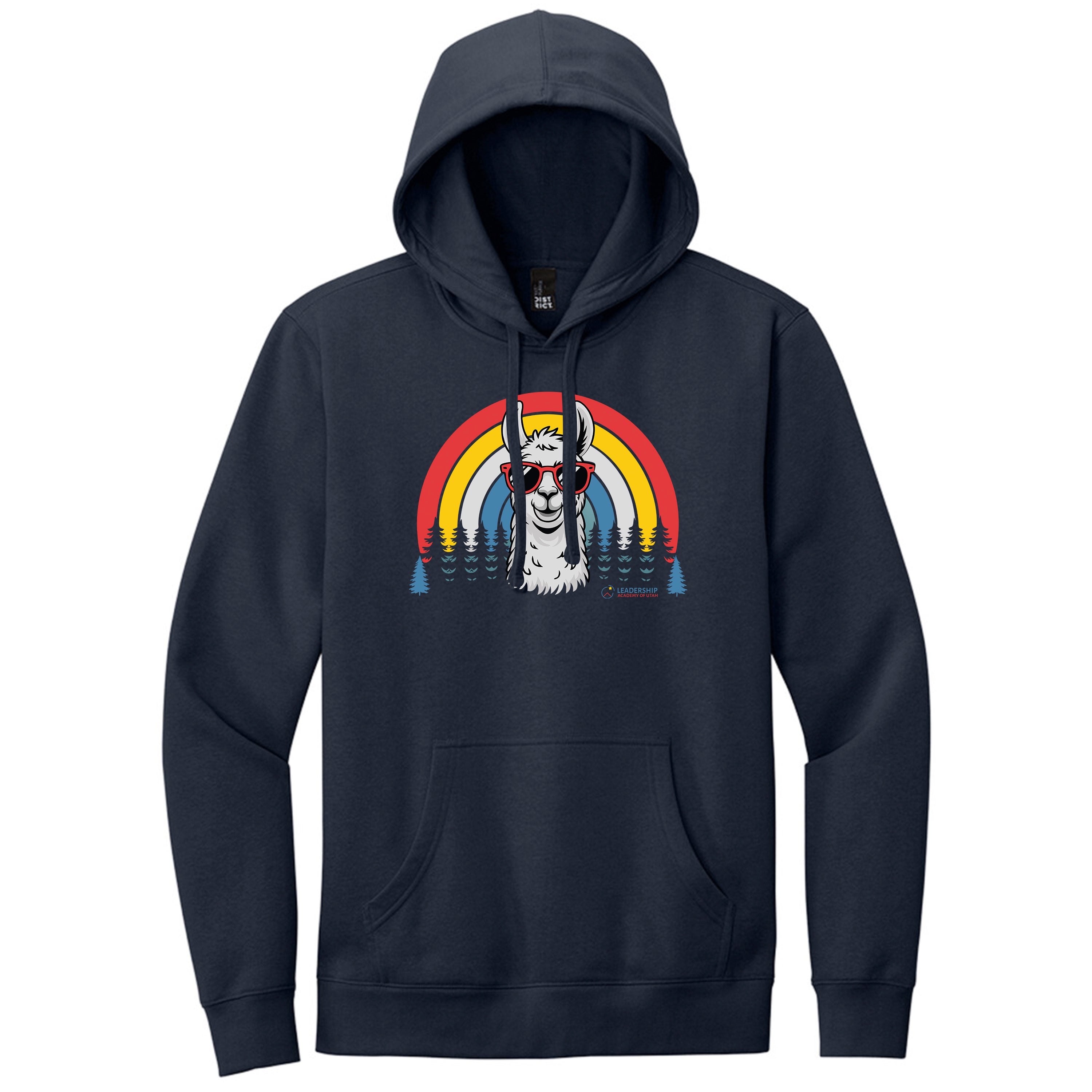 Hoodie Llama rainbow