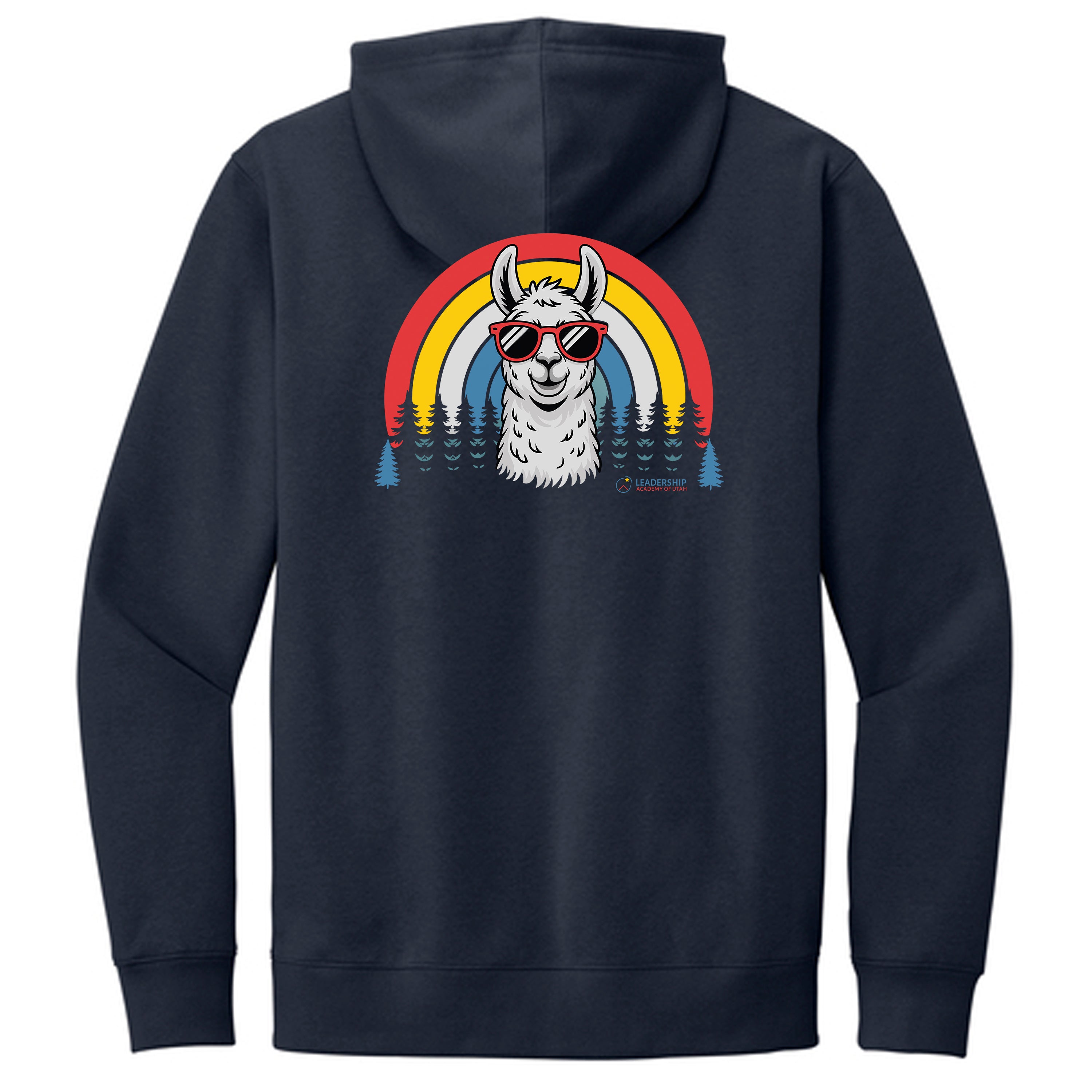 Hoodie Llama Rainbow