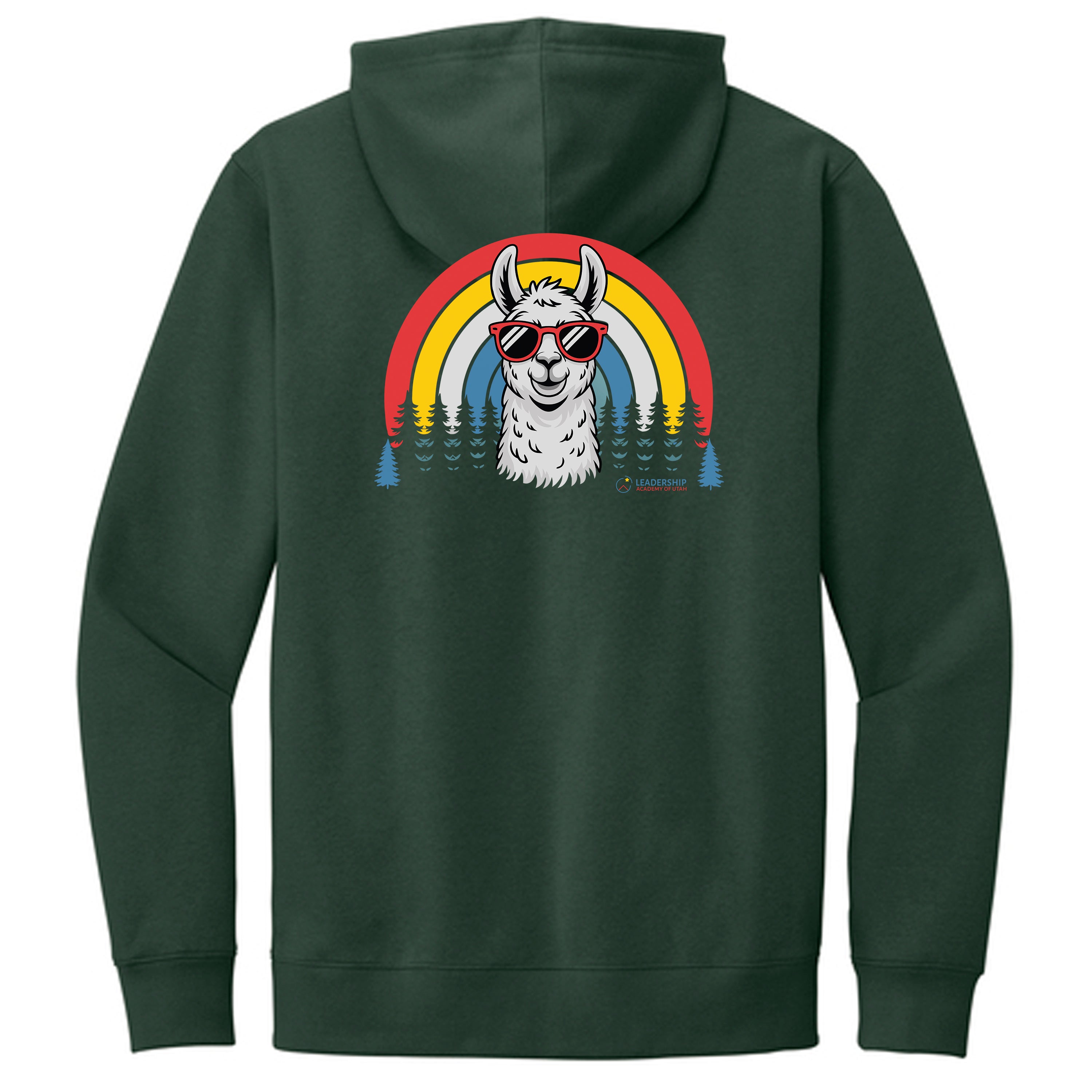 Hoodie Llama Rainbow