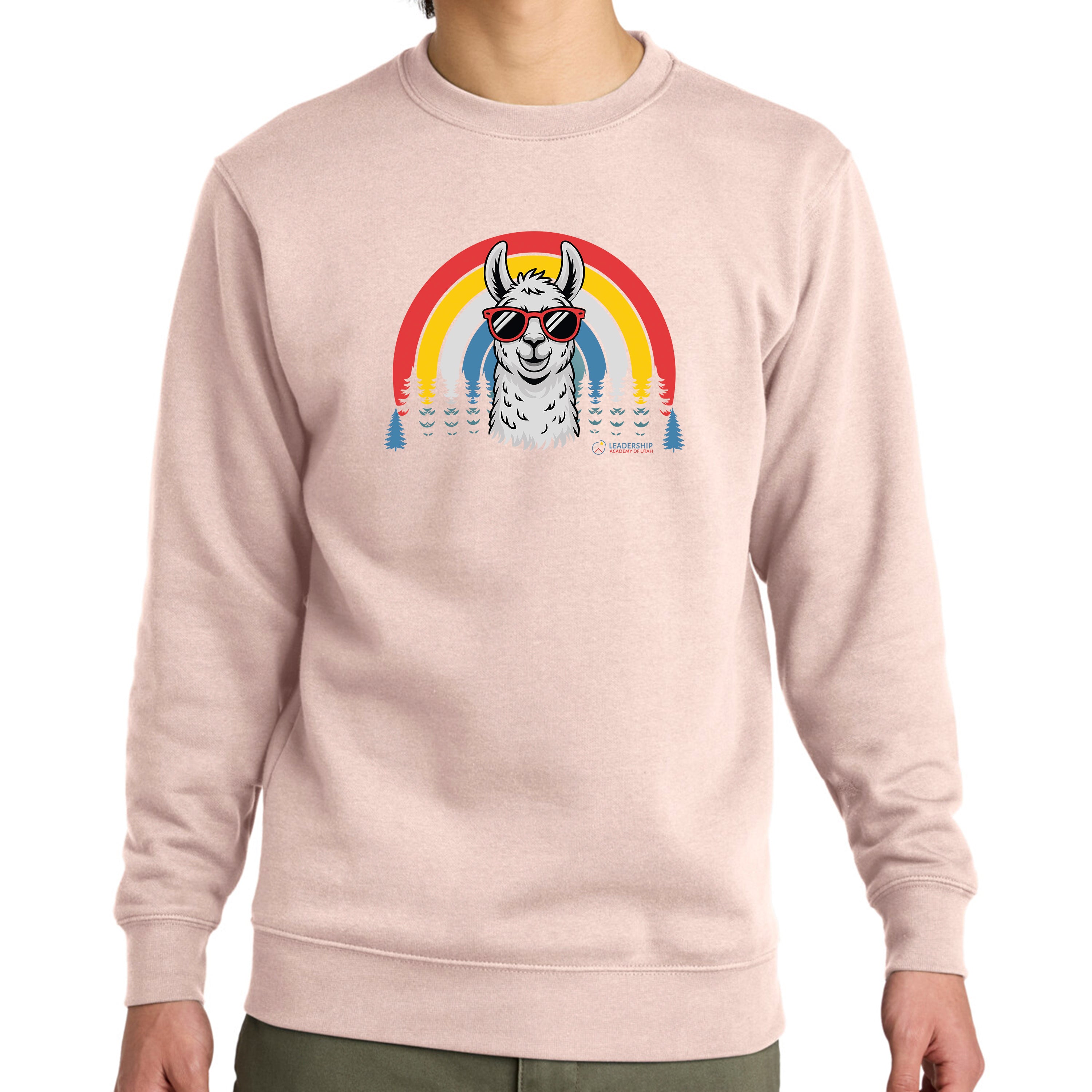 Sweatshirt Llama Rainbow