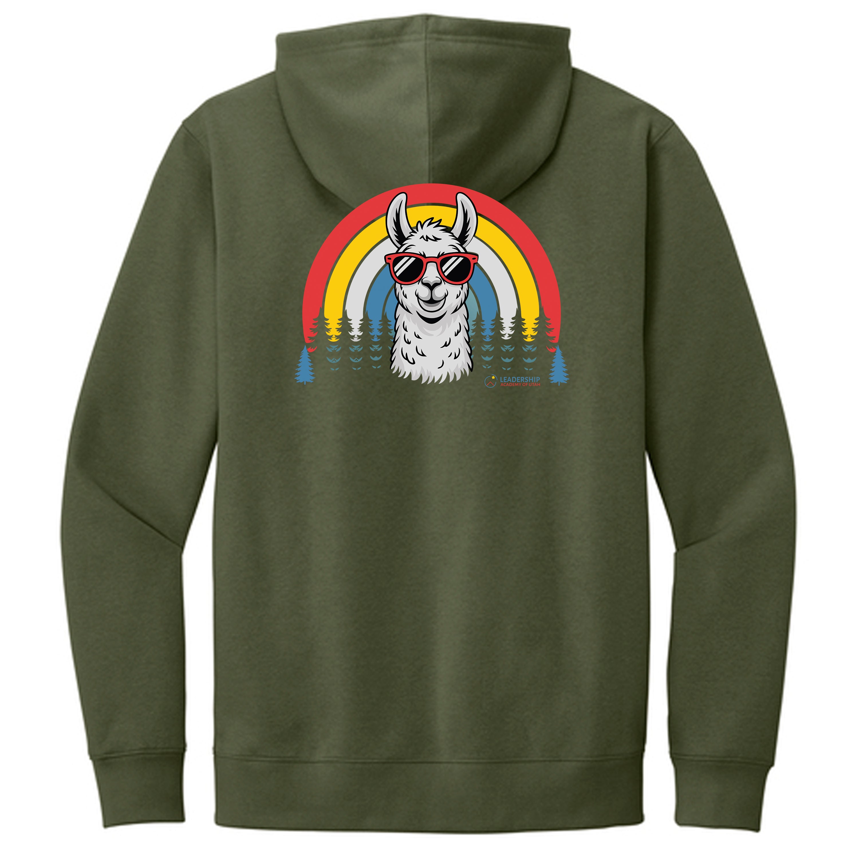Hoodie Llama Rainbow