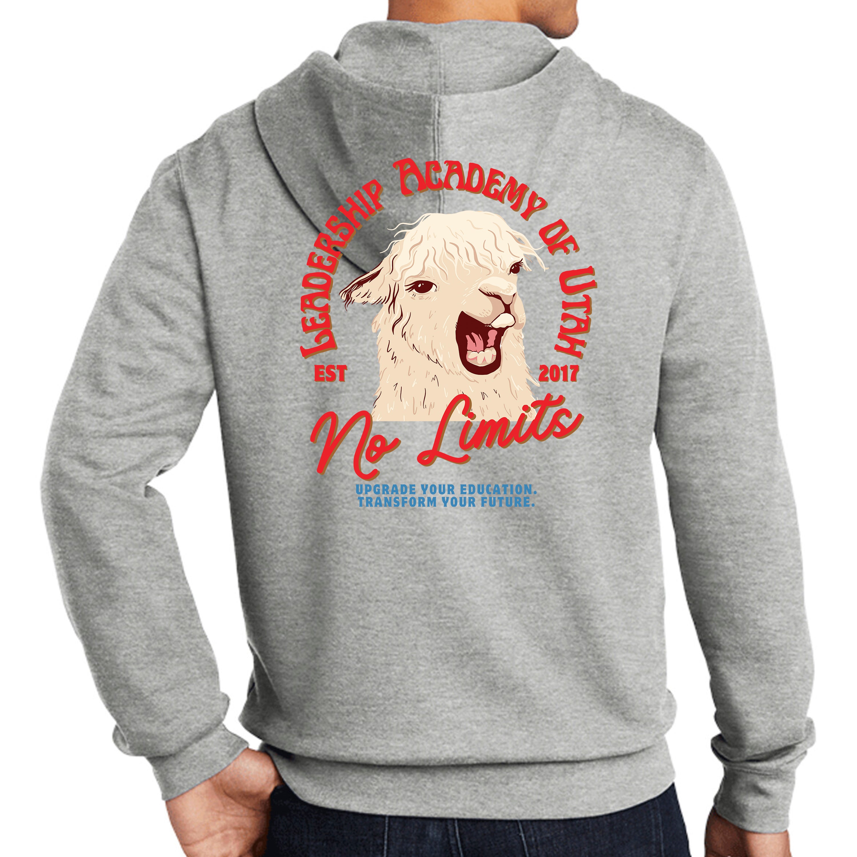 Full Zip Hoodie Llama No Limits