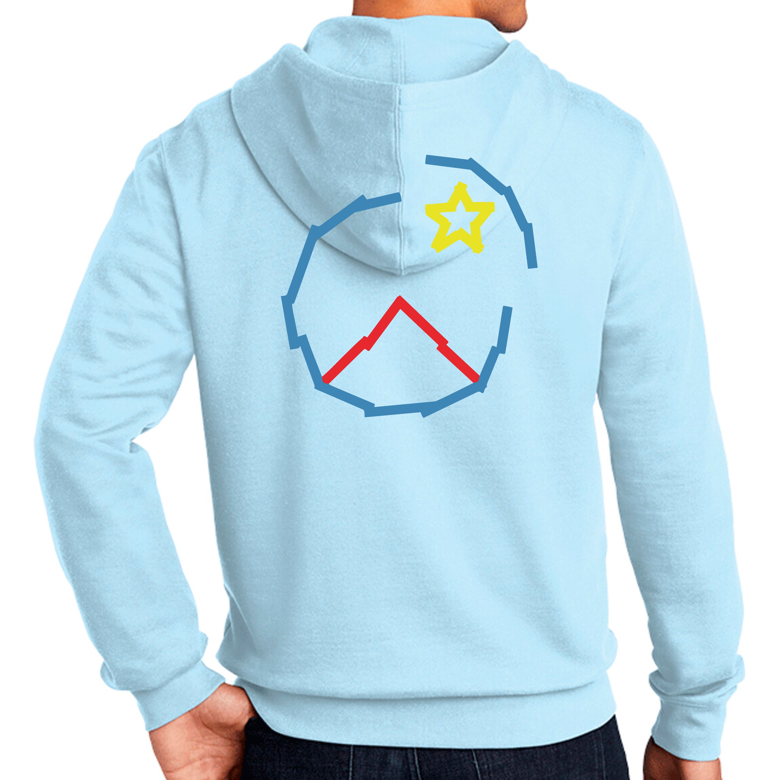 Full Zip Hoodie stick logo